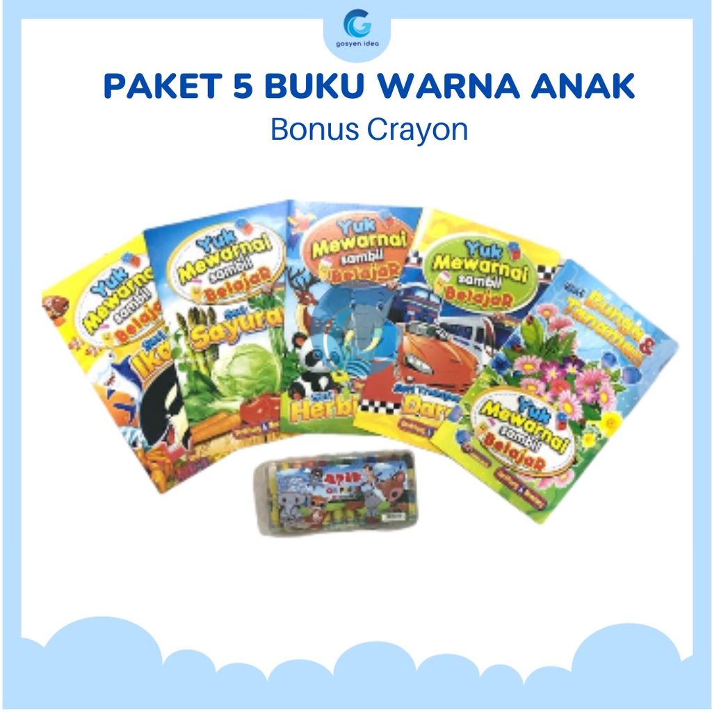 

Paket Edukasi Anak Belajar Mewarnai & Crayon 5in1