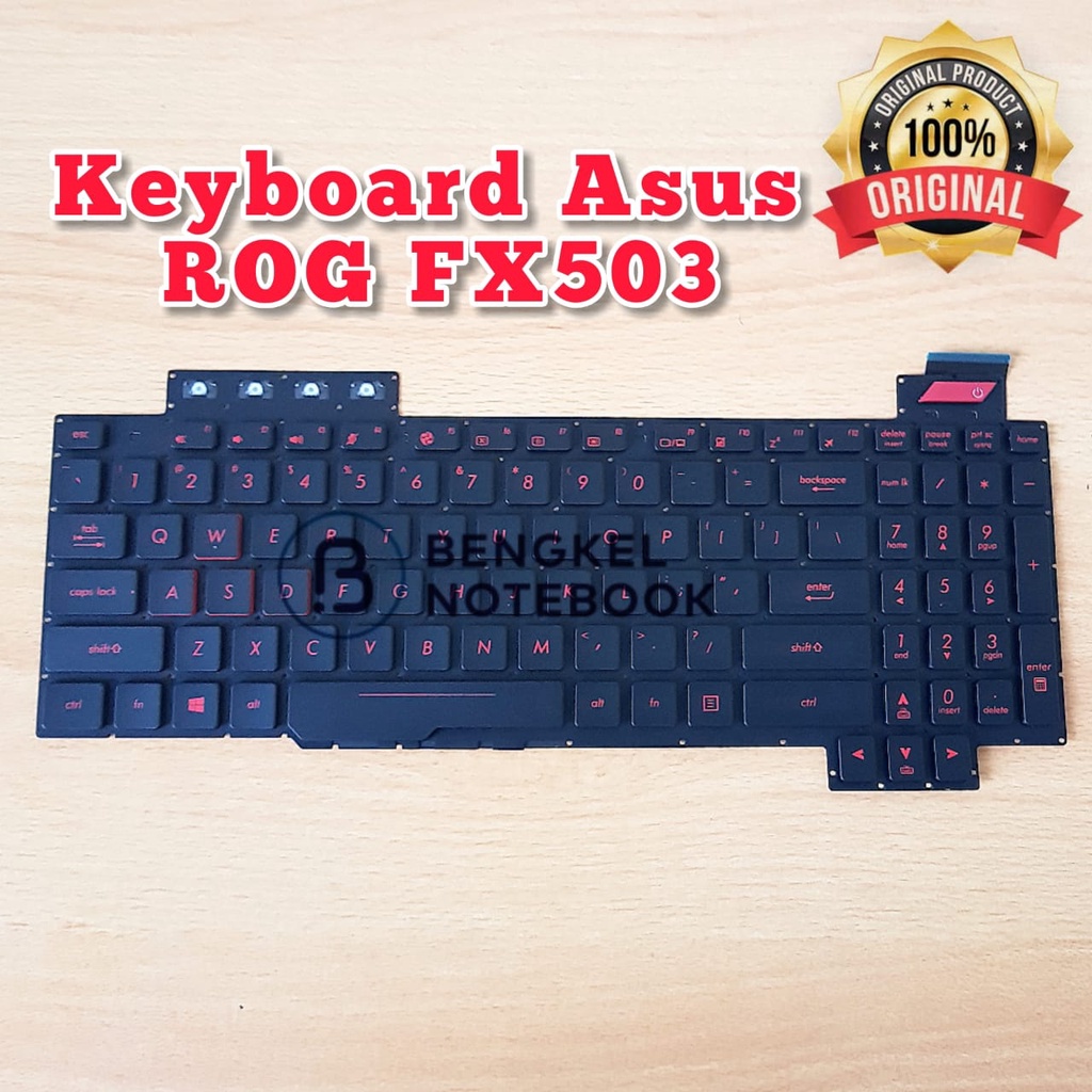 Keyboard Asus ROG FX503 FX503V FX503VD FX503VM FX63 FX63V FX63VD FX63VM ZX63V Backlite