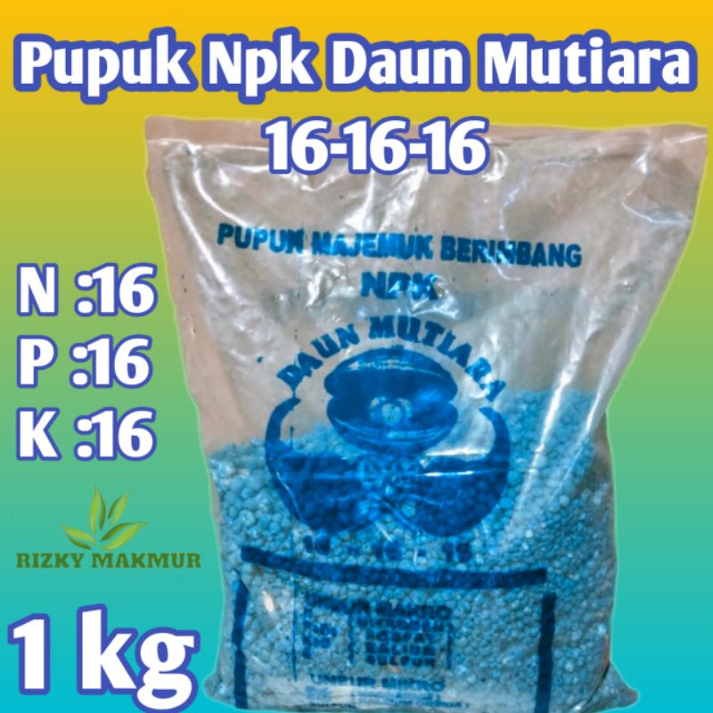 Npk daun Mutiara 16-16-16 1kg