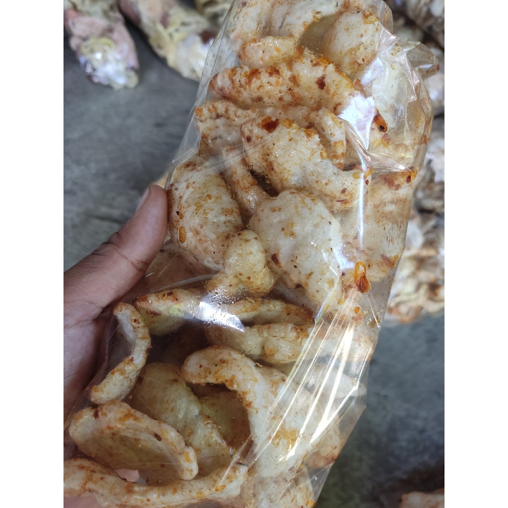 

Kerupuk Melarat Kecil Putih dengan Bumbu Serundeng