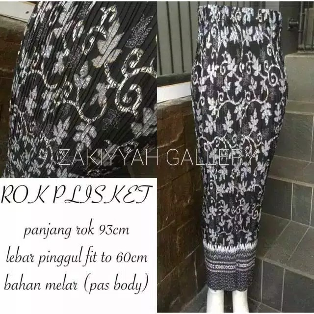 SB Collection Rok Plisket Sophia Maxi Panjang Jumbo Batik Wanita