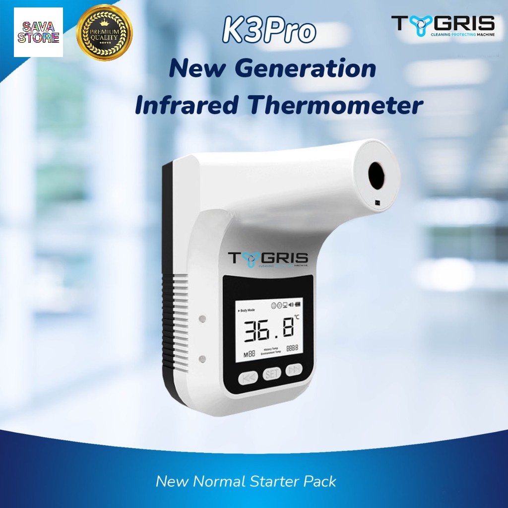 K3 TERMOMETER INFRARED TYGRIS - K3 PRO TERMOMETER RUANGAN - TERMOMETER DIGITAL K3 PRO