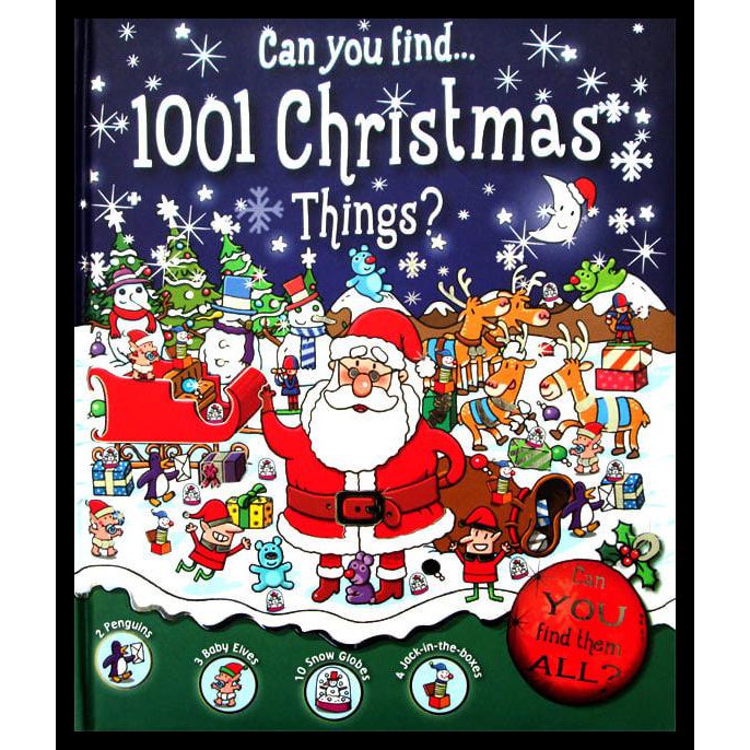 (Promo) Can You Find 1001 Christmas Things? Look And Find Book .