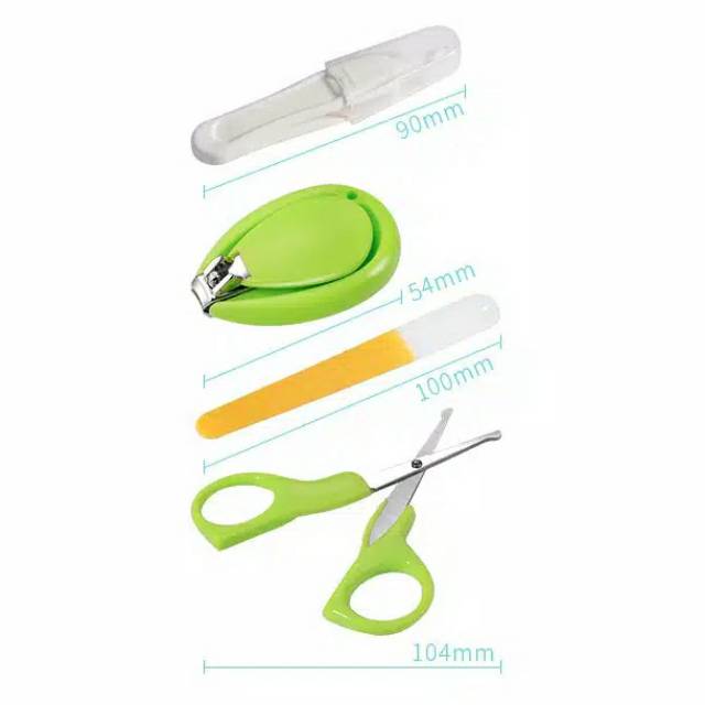 MANICURE SET Baby Nail Clipper Alat Pemotong Kuku 4 in 1