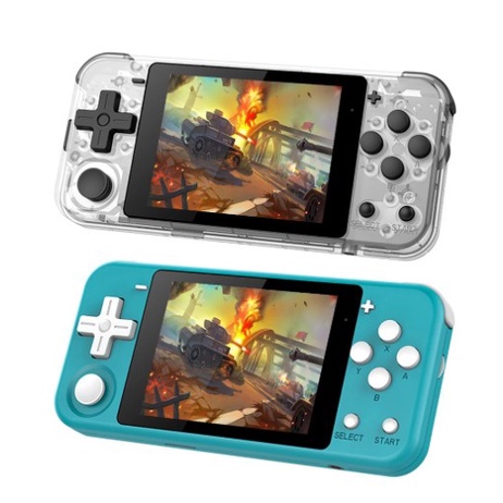 POWKIDDY Q90 Retro Game Console Handheld 3.0 inch IPS Screen Dual Open Source System Portable Pocket Mini