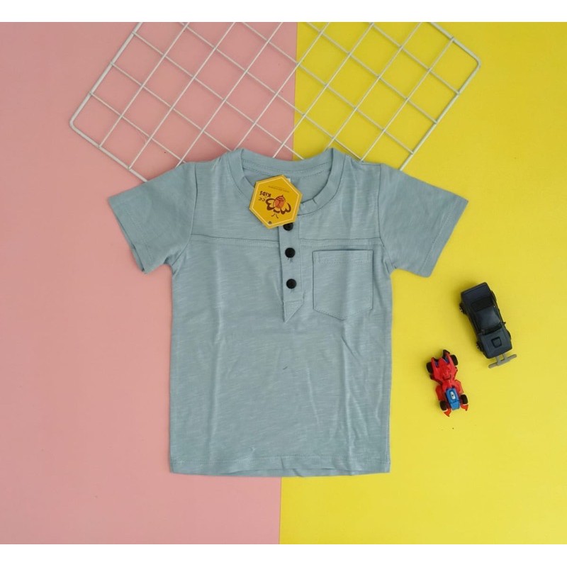 kaos tee my bee polo tee mybee bisa untuk anak laki atau perempuan 1-6 tahun