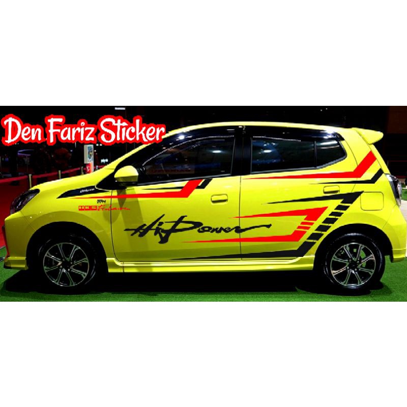 COD Stiker Mobil Daihatsu Ayla Stiker Bodi Mobil Daihatsu Ayla Stiker Body Mobil Ayla Agya Stiker Mo