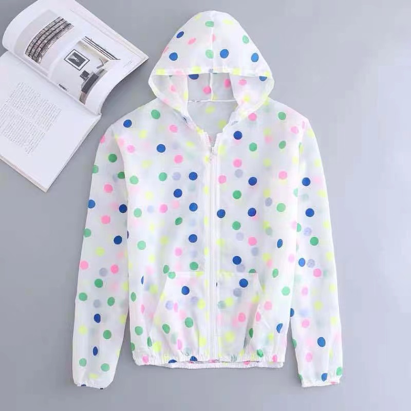 Jaket Sepeda Wanita Korea Style Jacket Jogging Anti UV Import Cepat Kering CAHAYATOPIPET Jaket1-Bulat
