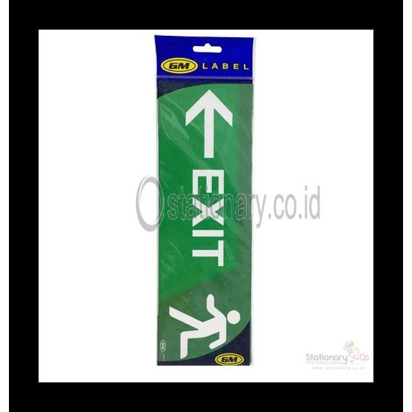 

BARU LABEL STIKER (B) EXIT PANAH KIRI WARNA LB417C PAKET ALAT TULIS MURAH
