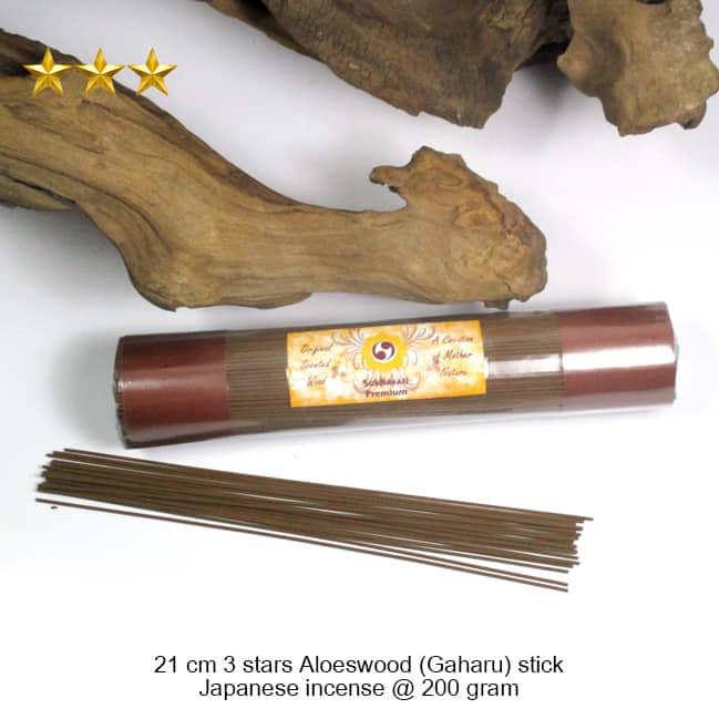 Dupa/hio wangi harum sukhavati gaharu premium stick japanese incense 21cm 3 stars 200gram