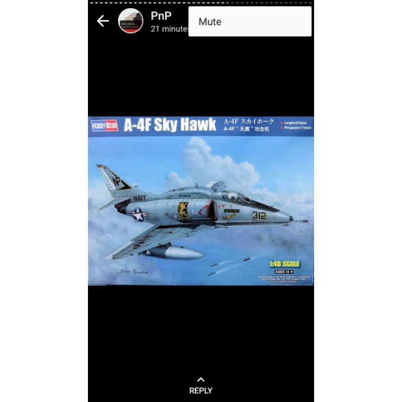 hobby boss 1/48 81765 "A-4F Sky Hawk"