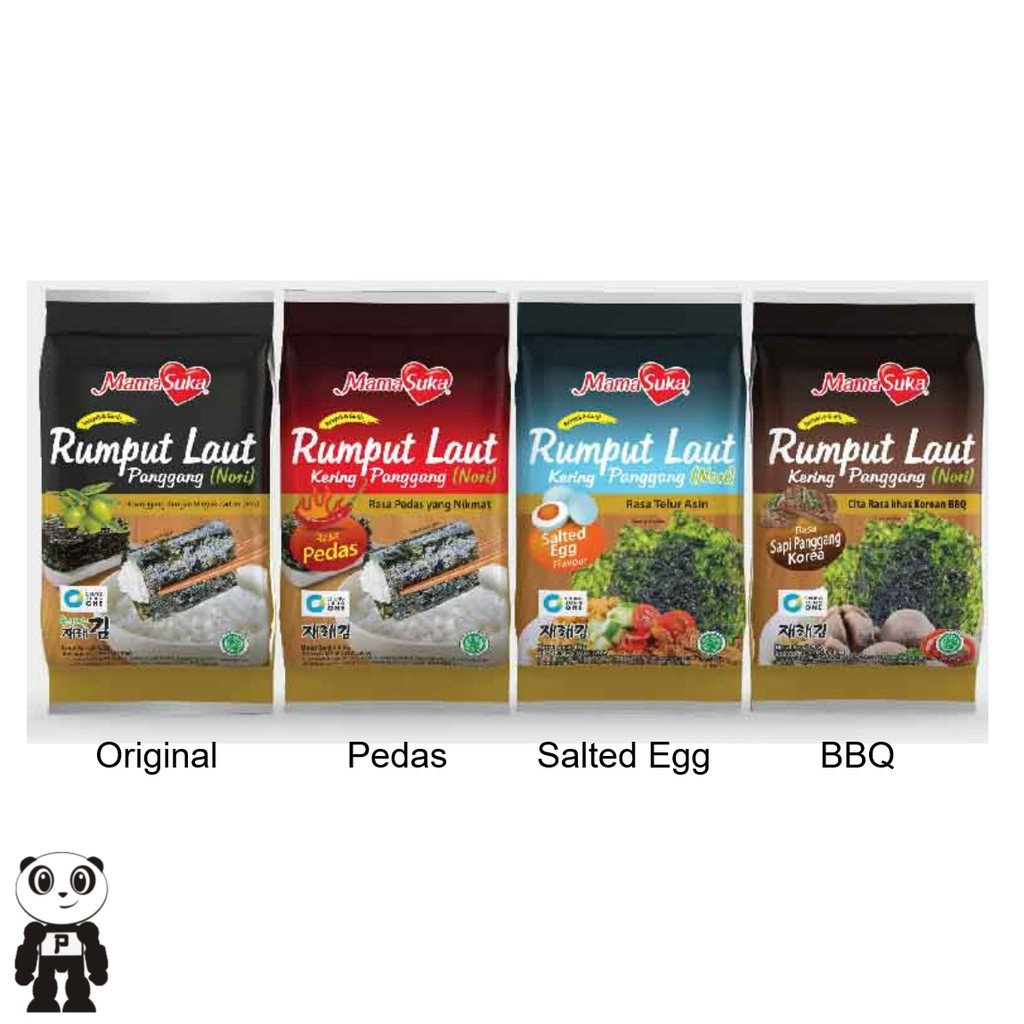 

mama suka rumput laut kering panggang (Nori)