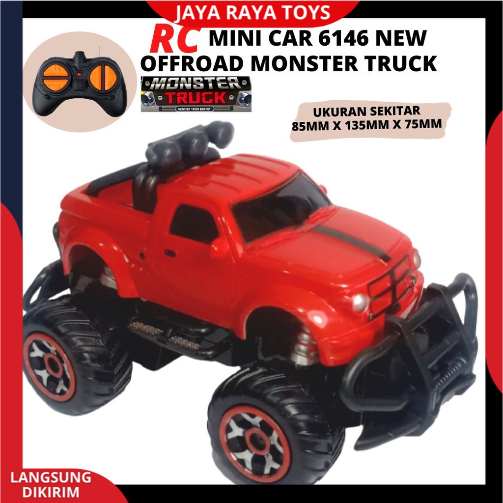 Mainan Mobil Remot Control Offroad Jeep Rc Mini Car Climbing PICK UP Rock Crawler 6416 New Version