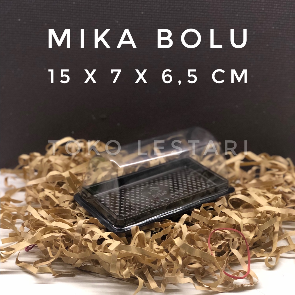 Mika Bolu 15x7x6.5 cm untuk Kue Bolu Brownies Kue Kering Roll Tart Sushi dll