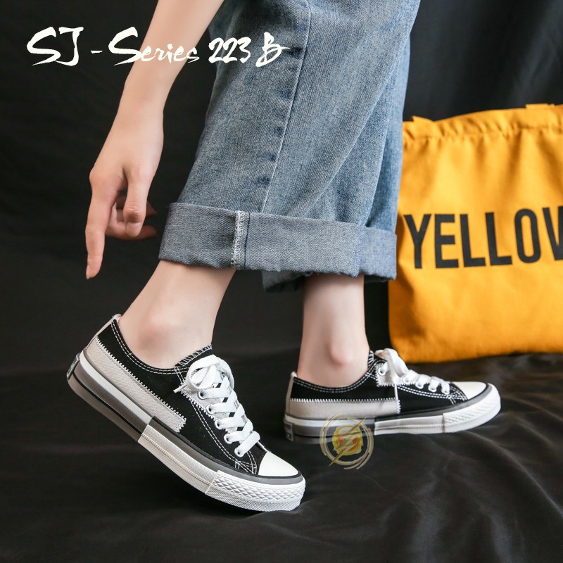 [Mon.A] Sepatu Sneakers Wanita Casual Wear ala Back To School Import Kualitas Super Premium - 223 B