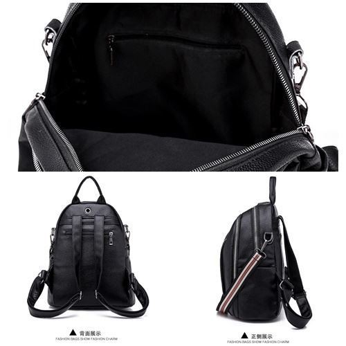 K8925 - BLACK/PINK - TAS RANSEL PUNGGUNG BACKPACK TAS SEKOLAH KULIAH TAS WANITA MOTIF BINTANG STAR FASHION IMPORT MODIS ELEGAN TERMURAH TERLARIS TERBARU BAGSTORE JAKARTA TAS BATAM GT1607 CR7034 KPC8925 LT1366 EL934 VC85327 BQ2222 DJ2597 DJ2746 B13474