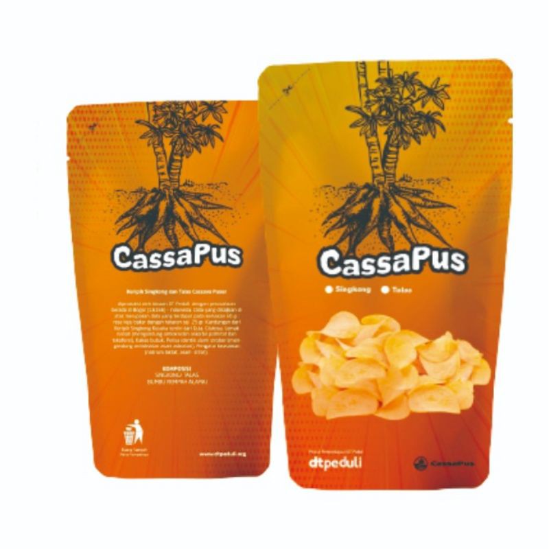 

Keripik Singkong Pedas Cassapus 100gr