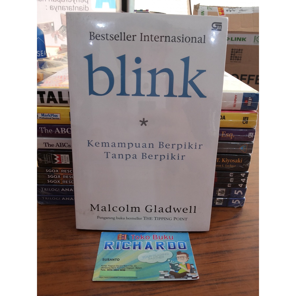 Buku Blink --- Malcolm Gladwell