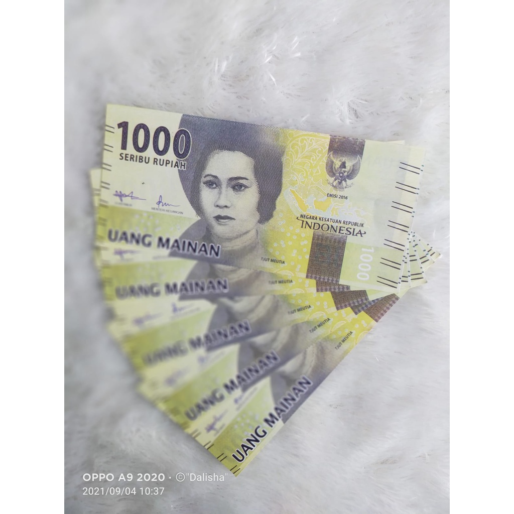 Uang Mainan 1000an Uang Mahar Uang Ultah Uang Hadiah Uang Replika Uang SOuvenir DIY Mahar Buket uang