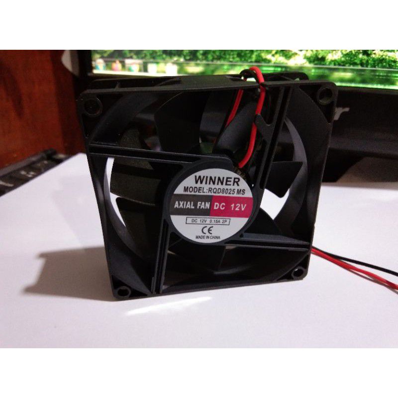 Kipas 8×8  DC 12 Volt  Kipas Pendingin Power amplifier