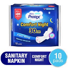 Hers Protex Comfort Night Flexi Wing 30cm