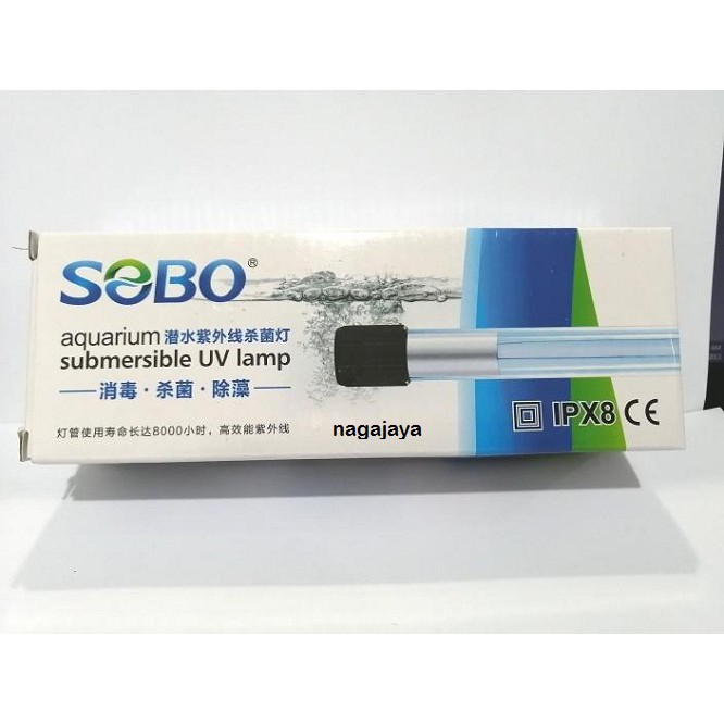 Lampu uv kolam aquarium 7 watt Lampu UV sobo 7 watt sobo T5-UV7W lampu anti lumut