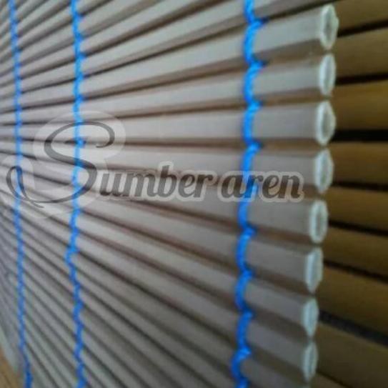 ۞ Kerai Bambu Wide Tirai Bambu Kulit Aren 2X2 Meter ◊