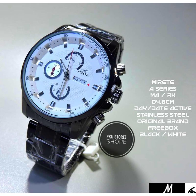 JAM TANGAN MIRETE SERIESS TERBARU SIMPLE IGH QUALITY