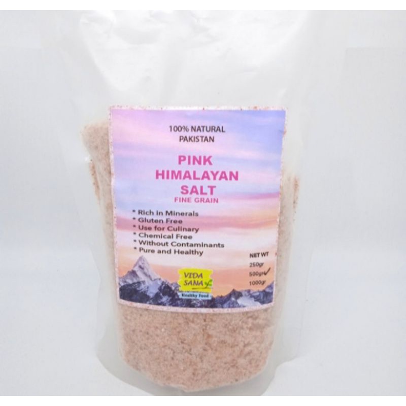 

Pink Himalayan Salt - Garam Himalaya Fine/ Halus 500gr