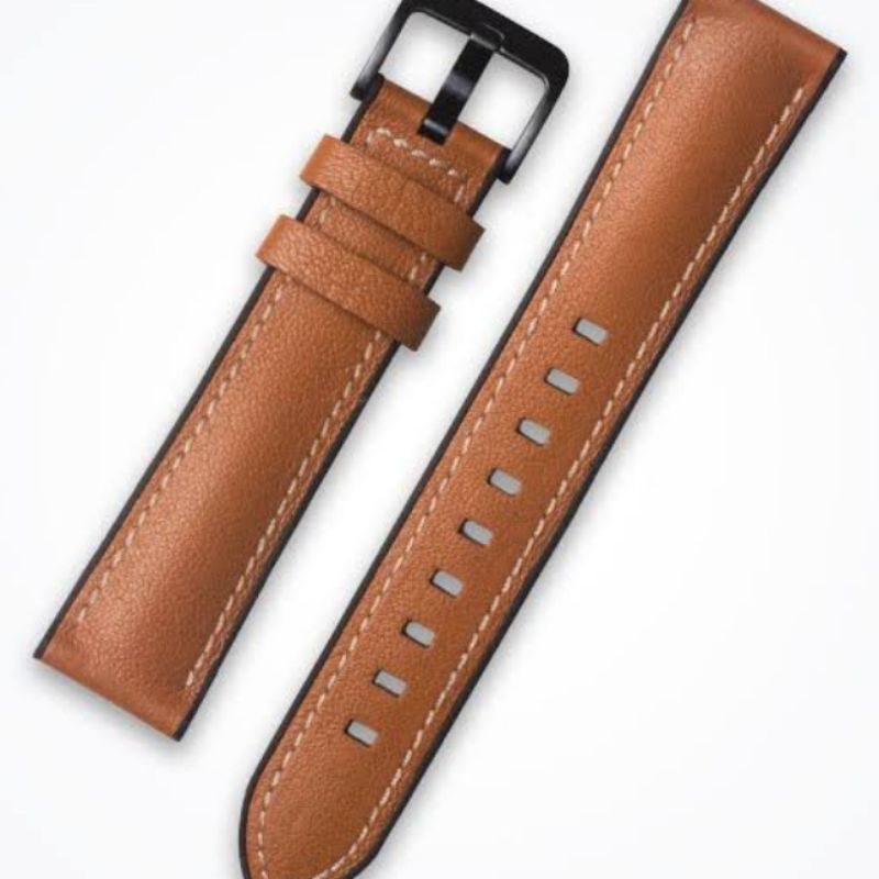Samsung Galaxy Wacth Active 2 3 4 Original Strap Studio Leather Tali Jam 20mm 22mm 40mm 44mm 42mm