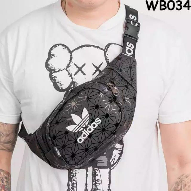Tas Waistbag/Pinggang ADIDAS Kulit import hiqh Quality UNISEX