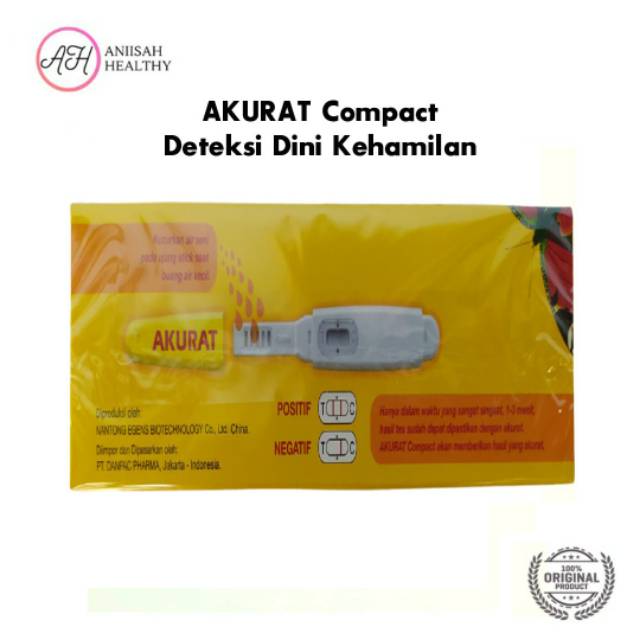 Akurat Compat &gt; Testpack Kehamilan Akurat &gt; Testpack Akurat Compact &gt; Tes Hamil  &gt; Tespek