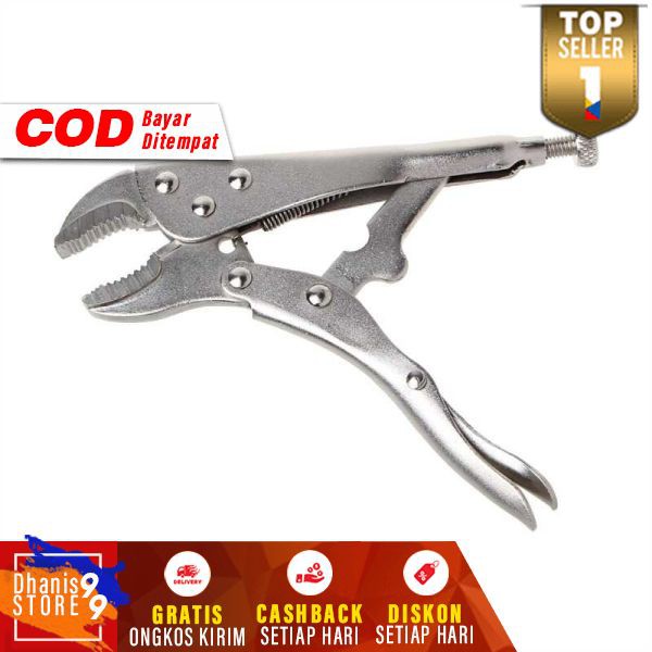 Tang Multifungsi Locking Pliers Ground Mouth Lock 5 Inch Alat Potong Multifungsi Stainless Steel Perlengkapan Perkakas