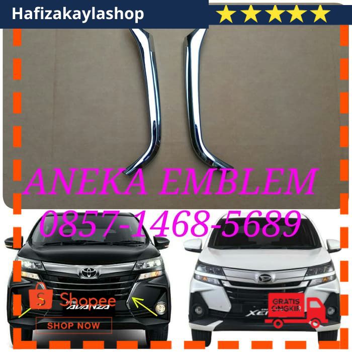 Part mobil original - list grill avanza 2019 up - lis grill avanza 2019 up zn 229