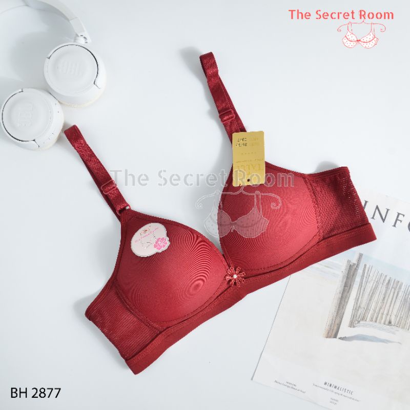 TALLY BRA BH 2877 I CUP B | TANPA KAWAT I BUSA TIPIS I KAIT 3 | SIZE 36-40