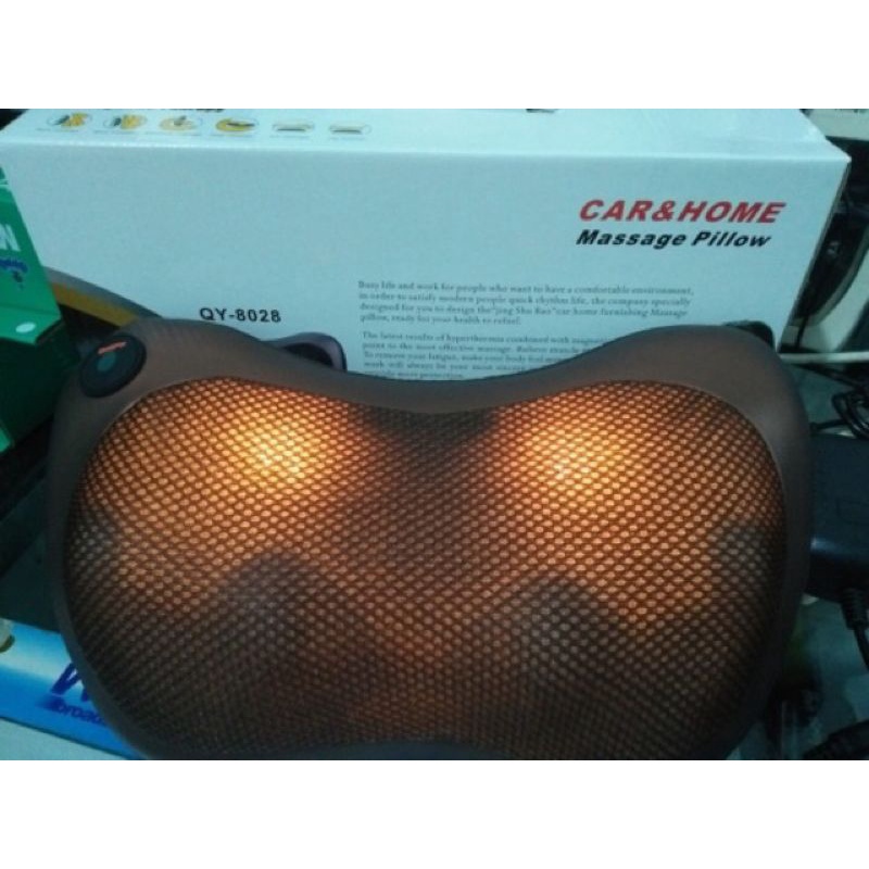 ALAT PIJAT LEHER CAR N HOME koSHIATSU CAR MASSAGE PILLOW