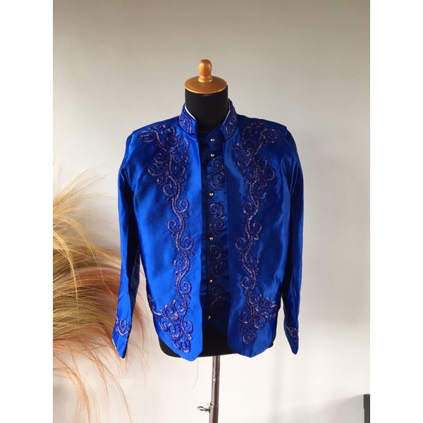 beskap solo biru bca