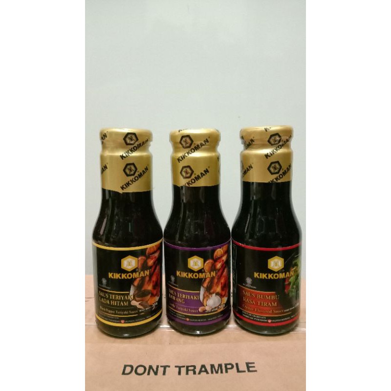 

kikkoman sauce teriyaki garlic / teriyaki blackpaper