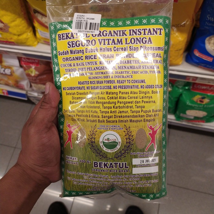 

seguro bekatul organic 400gr