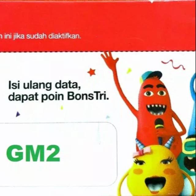 Voucher Tri GM2 GB ( VOUCHER GM 2GB)