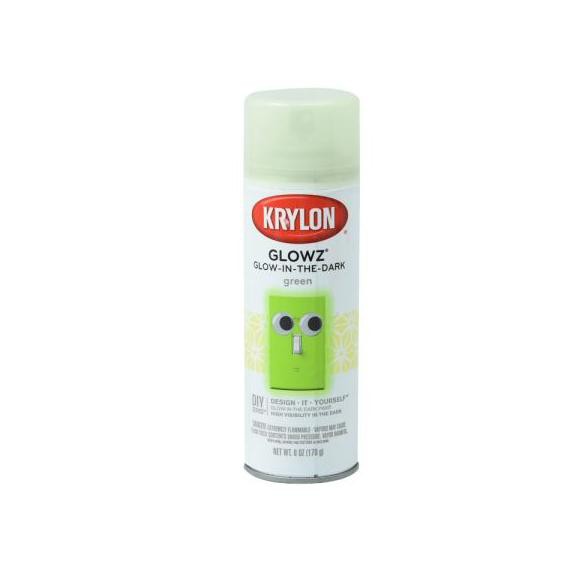 

Cat Semprot Fluorescent | Krylon Gloz Glow in The Dark Paint