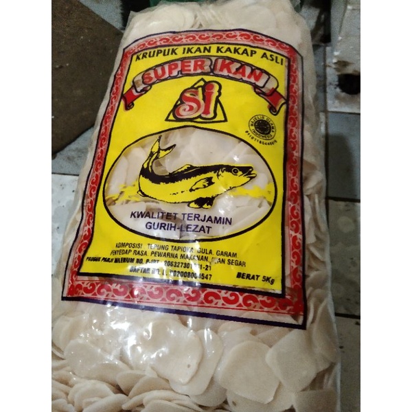 

krupuk ikan SI bulat 500 grm