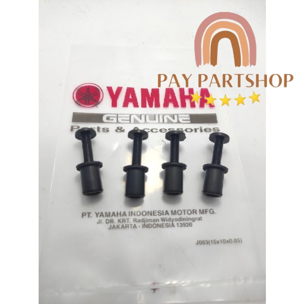 Mur baut plastik visor aerox Nmax Xmax Xride 4set