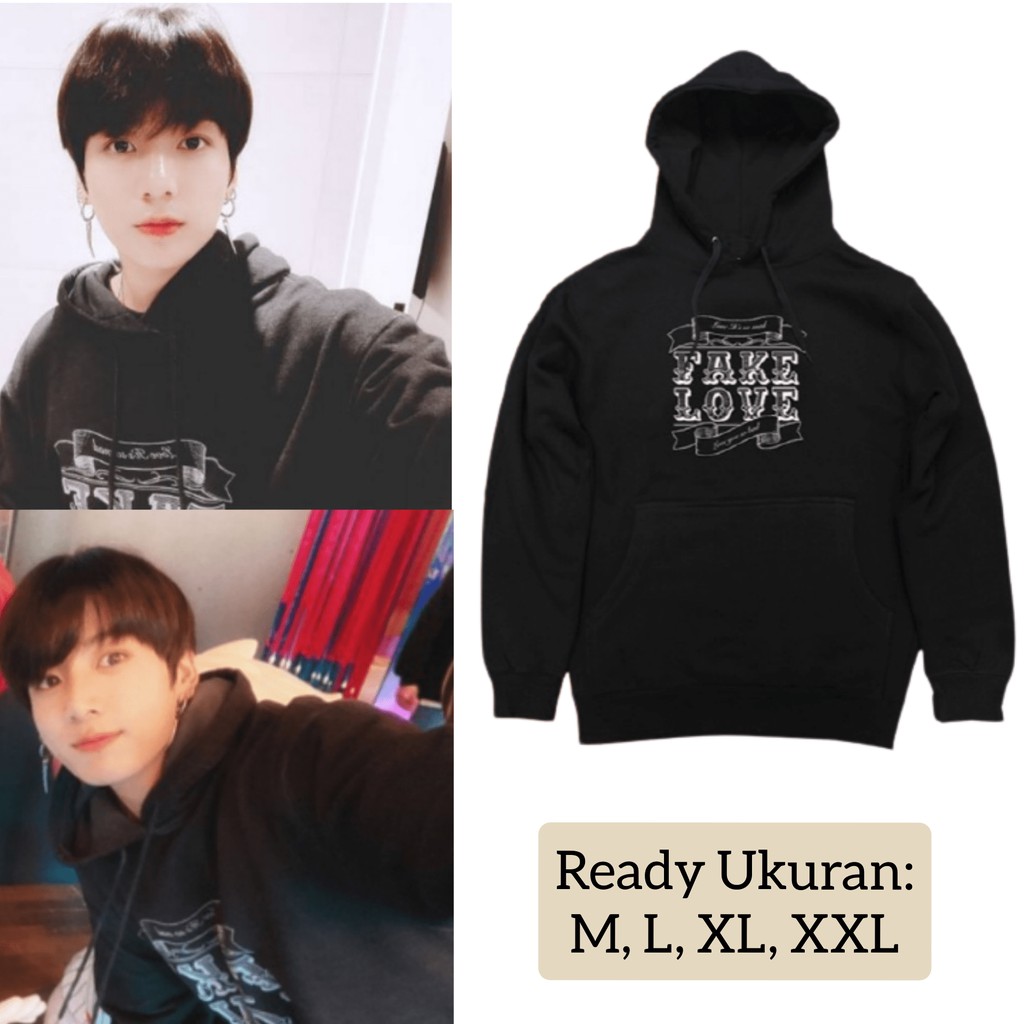 JAKET HOODIE BTS JUNGKOOK JAKET HOODI KPOP BTS FAKE LOVE