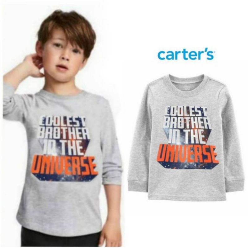 Carter's - Kaos Anak Bayi Laki | Size 3, 6, 9 bulan-Coolest Brother