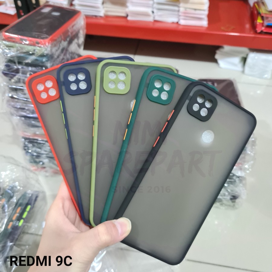 Xiaomi Redmi 9A 9C 9 REDMI 10 Case Dove Matte Mychoice Slim Case Fuze Macaron