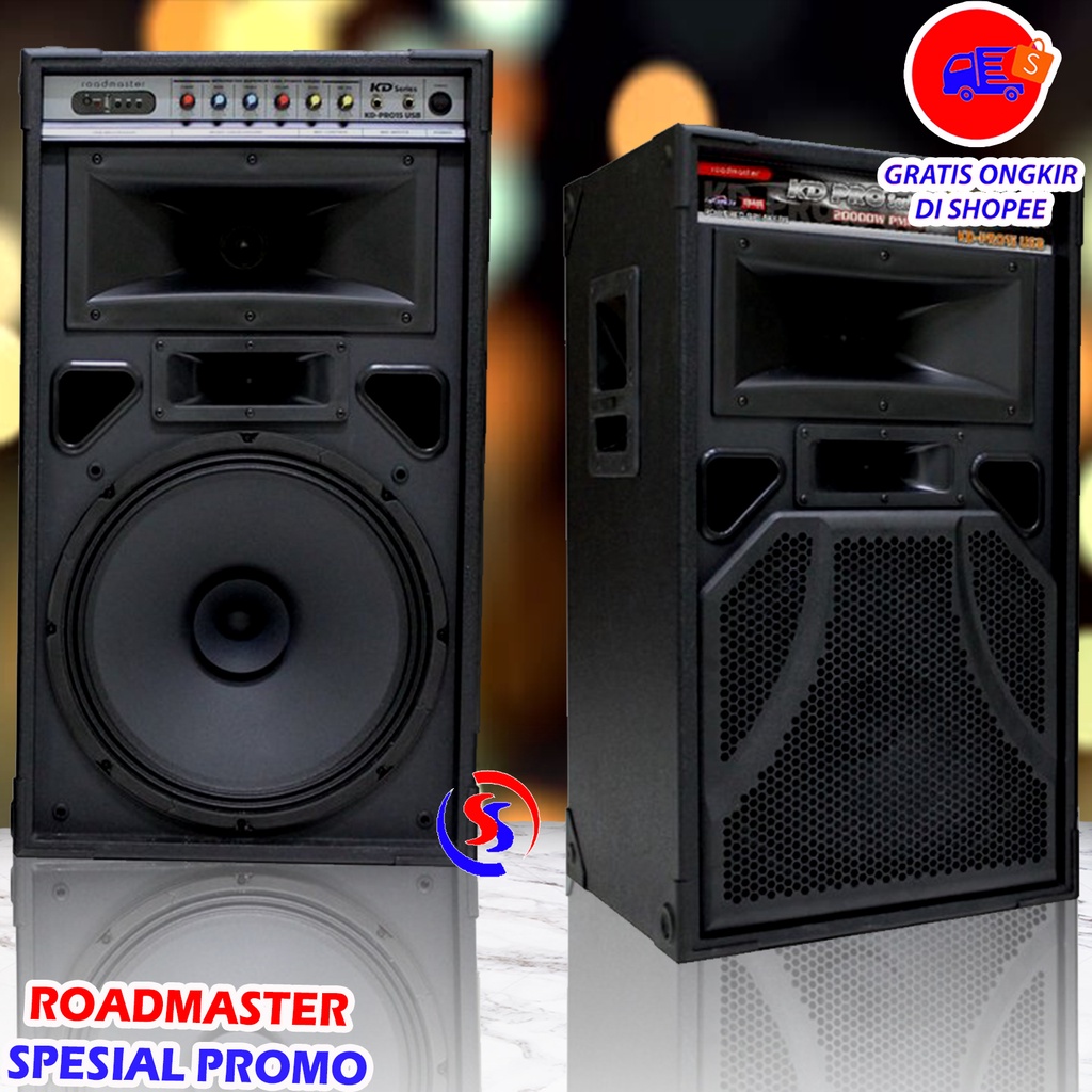 KHUSUS JATIM !!!SPEAKER AKTIF KD PRO 15 MIX USB ROADMASTER GRATIS SERVICE 12 BULAN