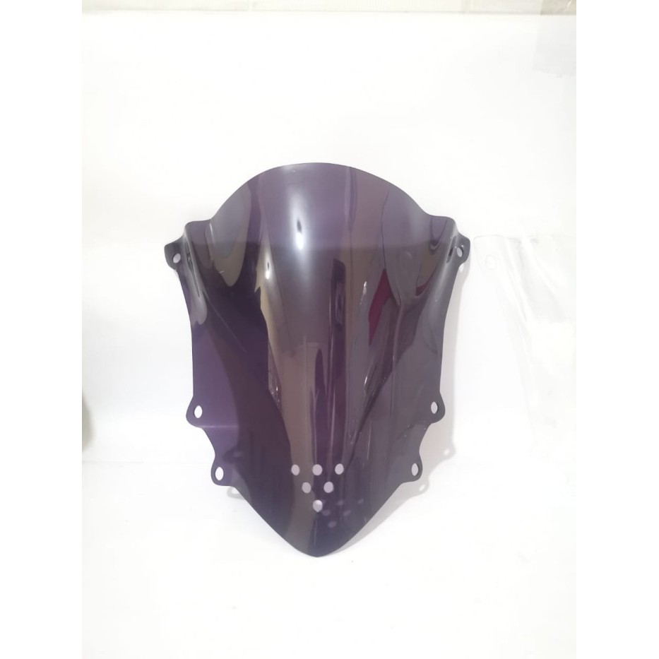 WINDSHIELD TAMENG ANGIN COVER VISOR MOTOR KAWASAKI NINJA RR NEW POLOS BENING 30 CM ORIGINAL ASLI