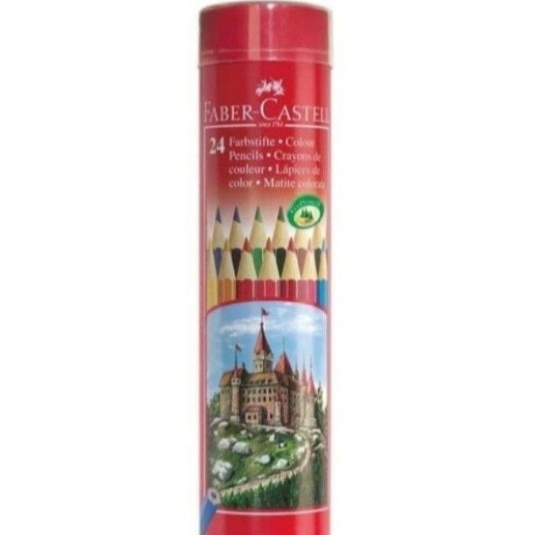 

Pencil warna Faber-Castell Classic Roundtin 24 ( Kemasan tabung )