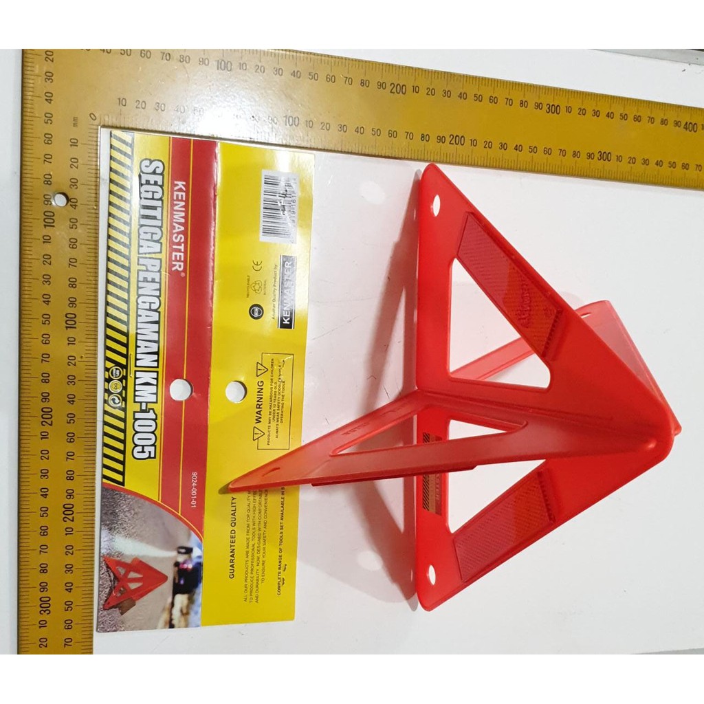 Kenmaster Segitiga Pengaman Mobil Plastik Isi 2 pcs 2pcs